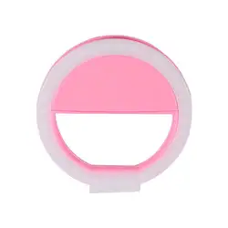 Универсальный Selfie светодиодный кольцевой фонарик портативный мобильный телефон 36 светодиодный S лампа для селфи светящееся кольцо зажим