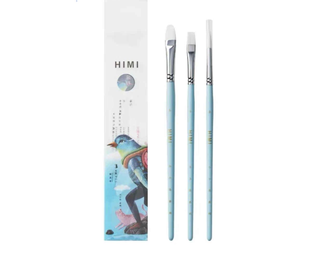 Miya Cj Gouache Art Brush Oil Painting Acrylic Gouache Special Painting  Brush Fan Shaped Brush Hook Line Pen Washing Bristles - Paint Brushes -  AliExpress