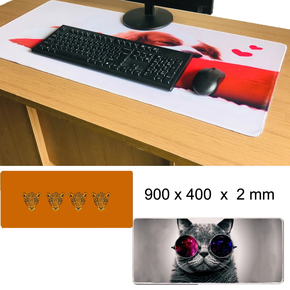 Extra Large Gamer Mouse Pad Gaming Mousepad Natural Rubber Keyboard pad Mouse Mat Large Computer Desk Mat For Overwatch Warcraft