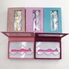 Eyelashes box 3 pairs lashes box with tweezers colorful dramatic lashes book wholesale custom 3D mink lashes vorder supplier 2