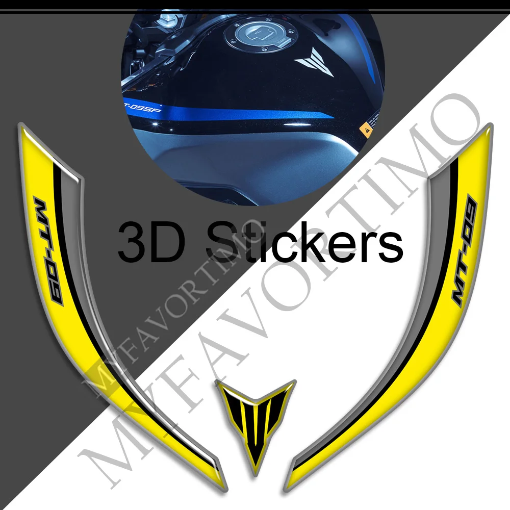 Motorcycle For Yamaha MT09 MT FZ 09 SP 09SP Stickers Tank Pad TankPad Protector Fairing Knee Decal Fender Kit