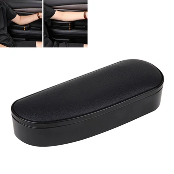 

3-In-1 Car Anti-Slip Pad Storage Box Adjustable Elbow Support Left Hand Armrest Box Travel Support