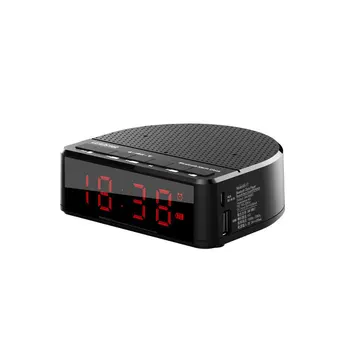 

4 in 1 Wireless Bluetooth Mini Speaker Digital LED Display Clock Handsfree boombox FM Radio TF Card Music Player outdoor