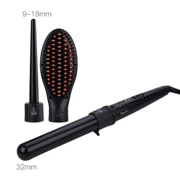

Hair Curler 32mm with Ultra-thin Curling Wand Thermal Brushes for Hair Straightener with Temperature Adjusted 45