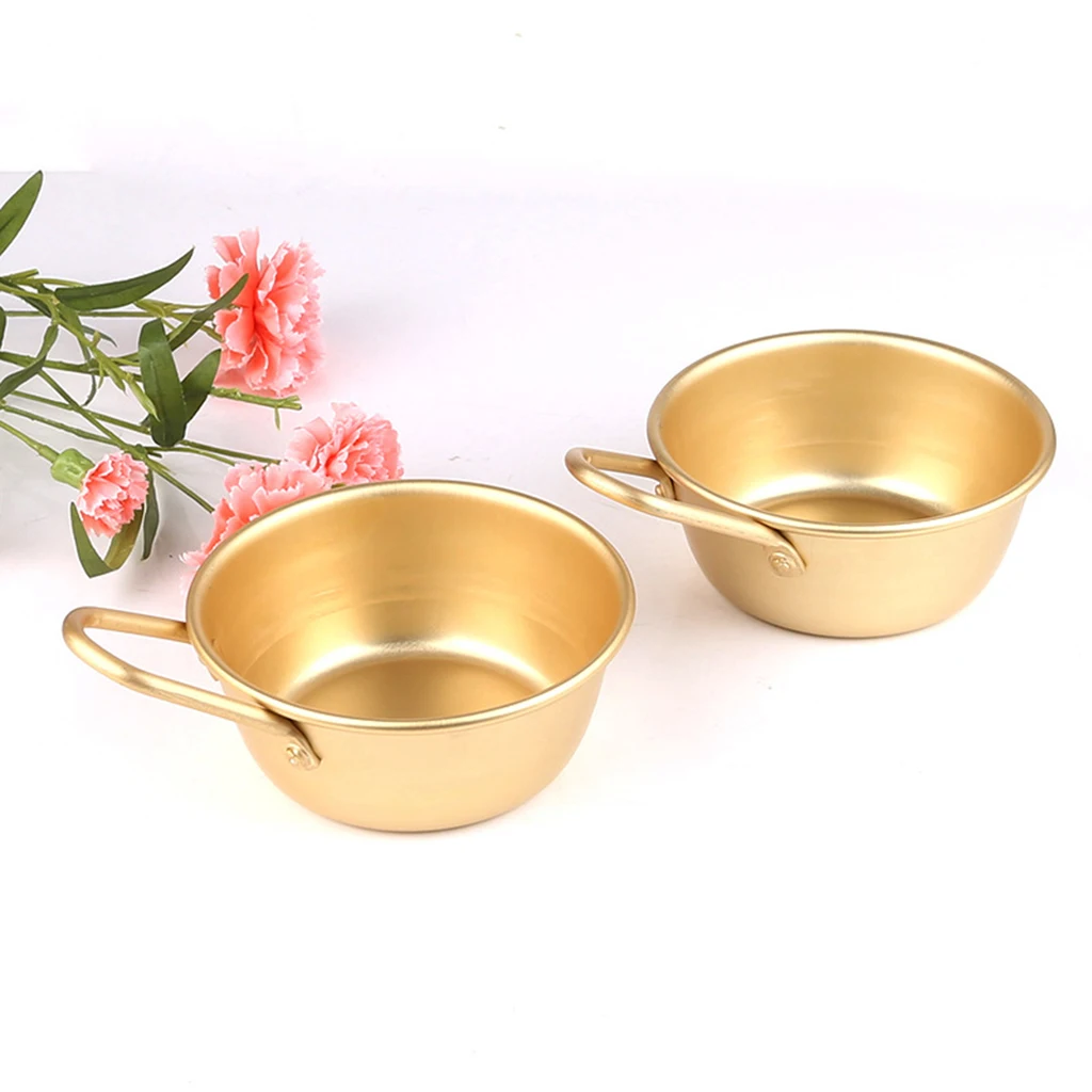 1 Pcs Korean Traditional Rice Wine Cup Bowl for Camping Makori Soup Ramen with Handles