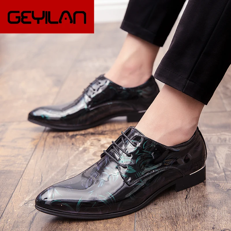 

Business OXford wedding Shoes Men Breathable Leather Shoes Rubber Formal Dress Shoes Male Office Party Wedding Shoes Mocassins 5