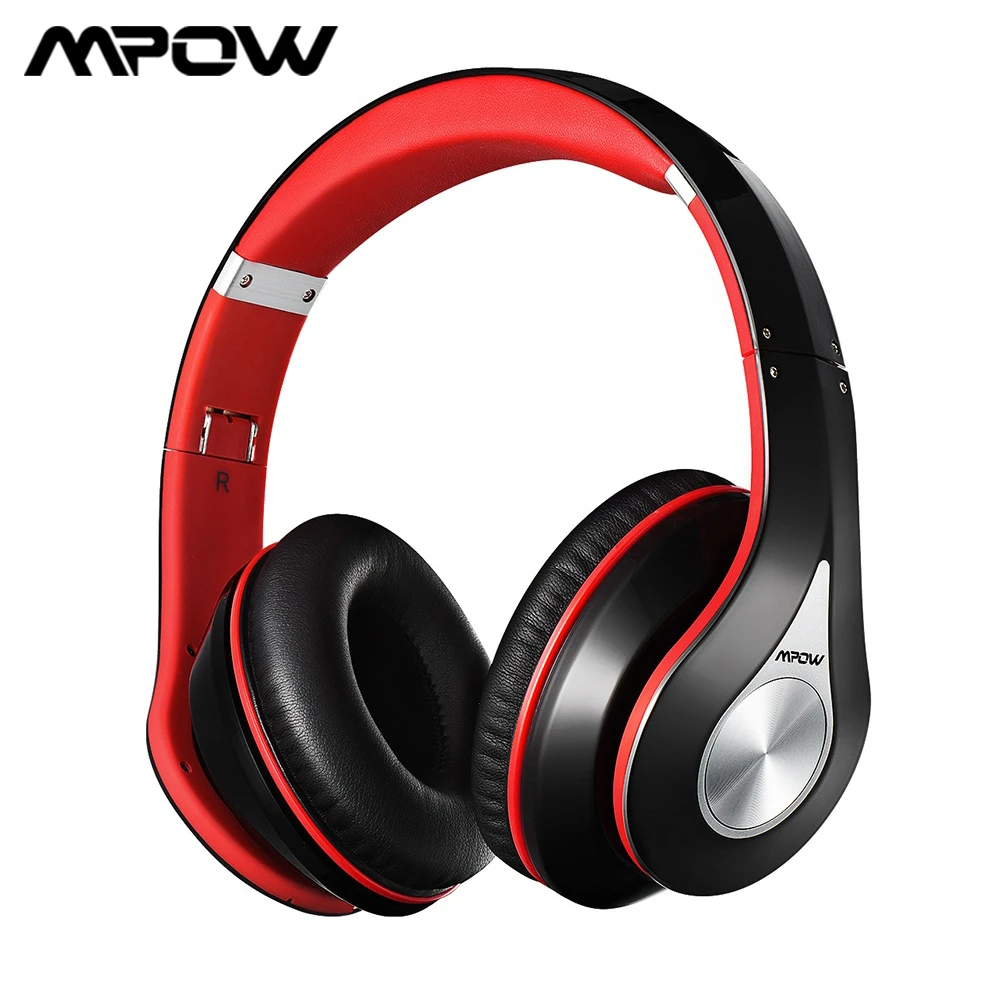 Mpow BH059 Wireless Bluetooth Headphones Noise Cancelling Built-in Mic Foldable Headset With 13 Hours Playing Time NEW Headphone