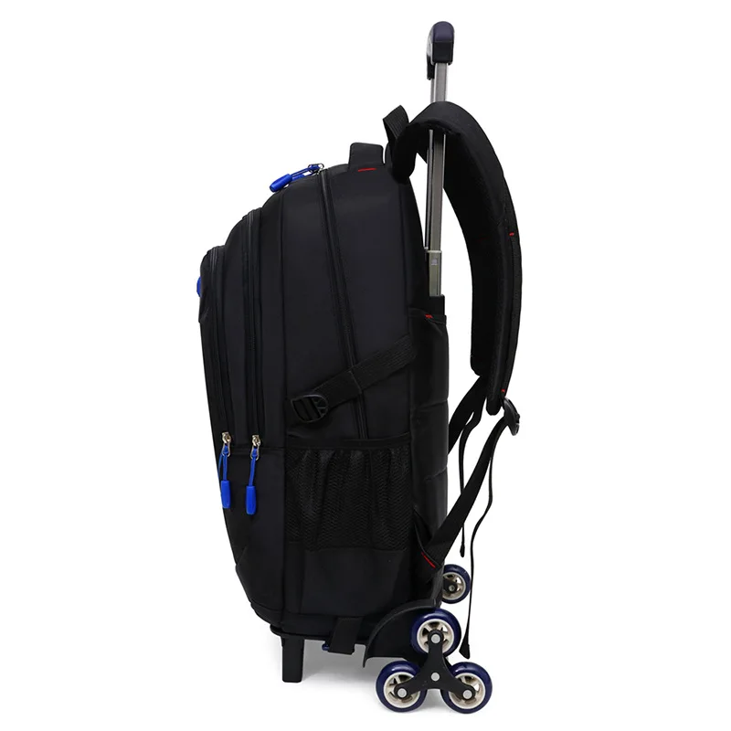 

Modoker 4 5 6 Grade Student Bookbag with Wheel Business Casual Travel Bag Heavy Duty Daypack Teenager Durable Pack Multifunction