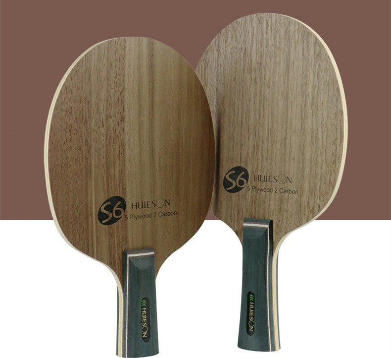 Super Quality Table Tennis Racket Blade Walnut Ayous 5 Plywood 2 Ply Carbon Ping Pong Blade for Senior Players S6 (1)
