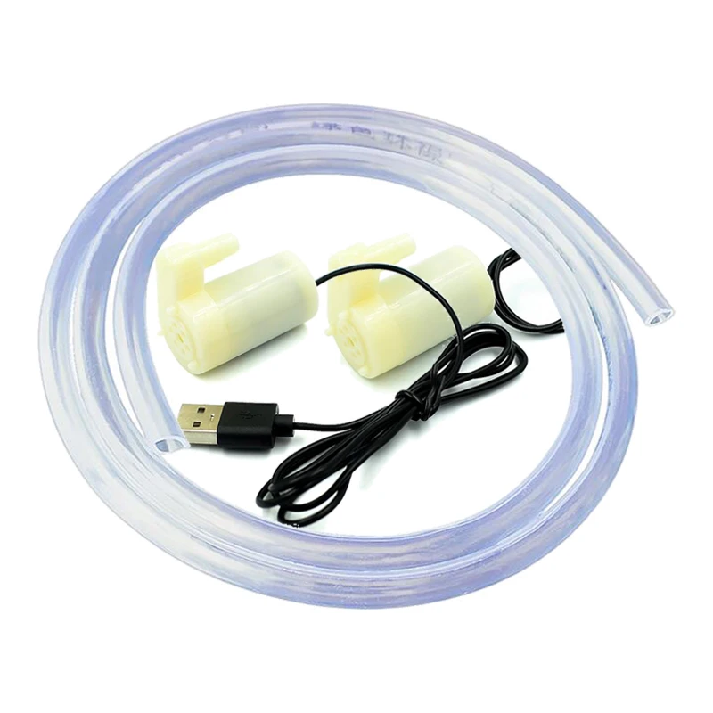 Mute Mini Micro Motor de La Bomba Sumergible Bombas De Agua DC 3-5 V 70-120L/H unidad USB | Электронные компоненты и