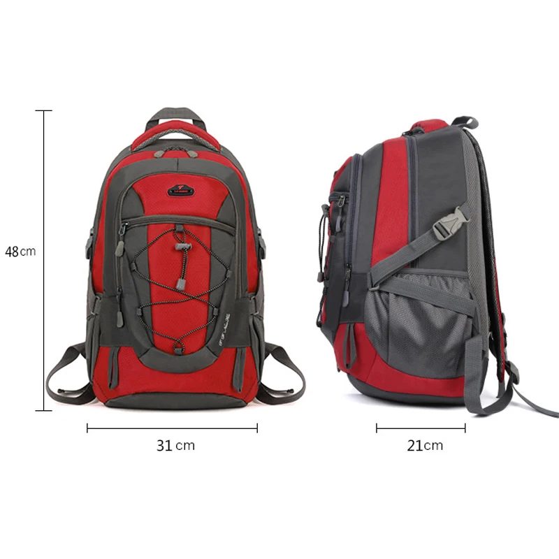 Waterproof Men's Backpack 15.6 Inch Laptop Backpack Female Travel Outdoor Sport Hiking Climbing Bag Large Capacity Mochilas