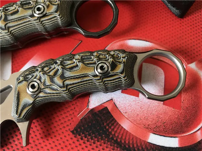 Mict коготь Munroe Magic Rune Sigil Karambit нож с фиксированным лезвием тактический охотничий аварийный карманный нож сувенирные ножи