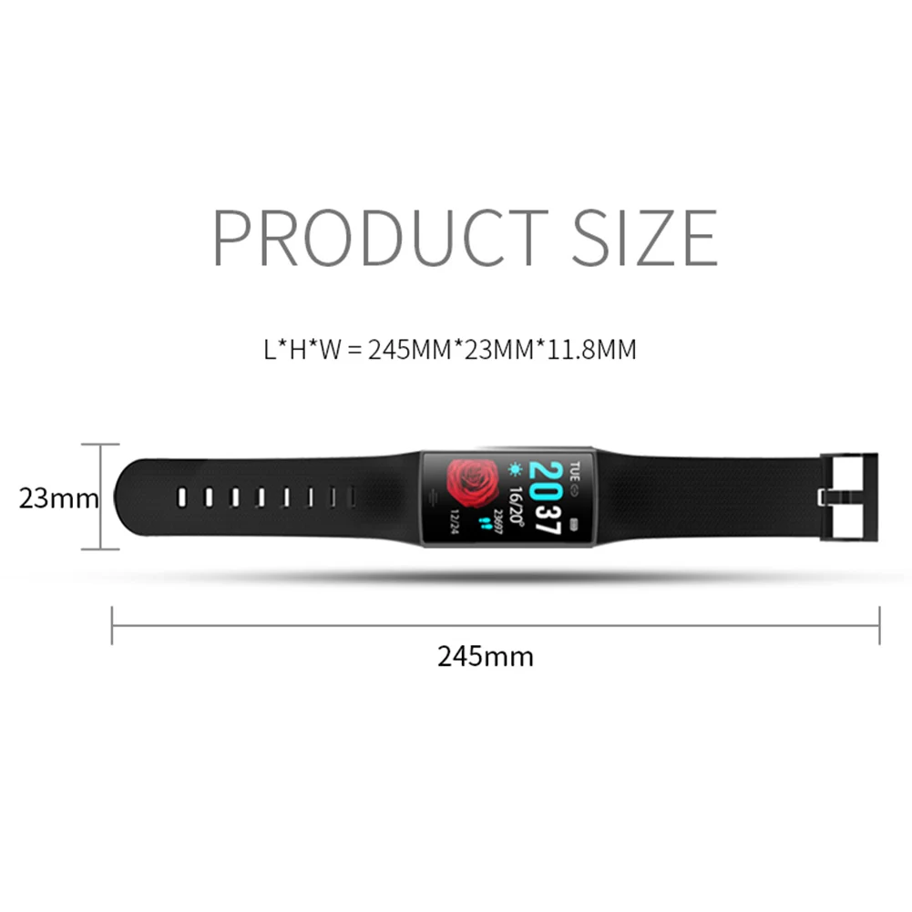 Горячая CY11 Bluetooth монитор сердечного ритма во время сна напоминание о вызове спортивный умный Браслет