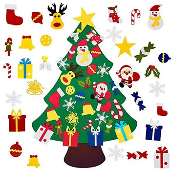 

Felt Christmas Tree Christmas Decoration Pendant Children's Handmade DIY Puzzle Stereo Christmas Toys