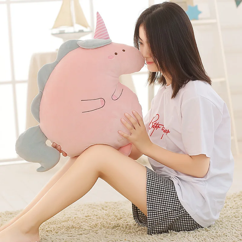 50 см милое и мягкое плюшевое животное подушка Kawaii мягкая Единорог удерживающая Подушка прекрасный подарок на день рождения для детской куклы