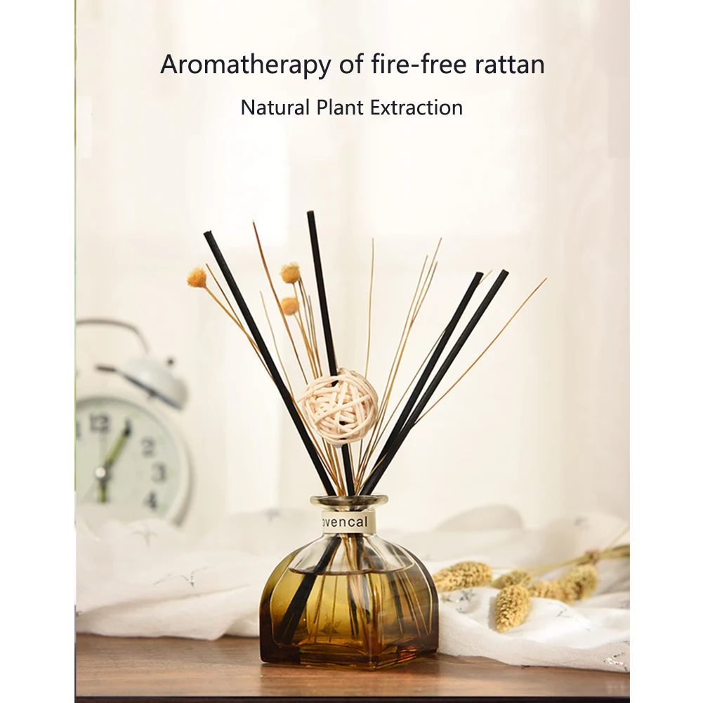 Fragrance Aromatherapy Essential Oil Portable Home Living Room Aroma Diffuser Set Decoration Office No Fire Rattan Sticks Car