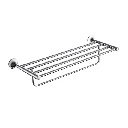 Towel Shelf Vidric настенный хромированный набор аксессуаров для ванной комнаты, держатель для полотенец, держатель для туалетной бумаги, мыльная корзина, крючок для халата, Полка для полотенец EL7200 - Цвет: Towel Shelf