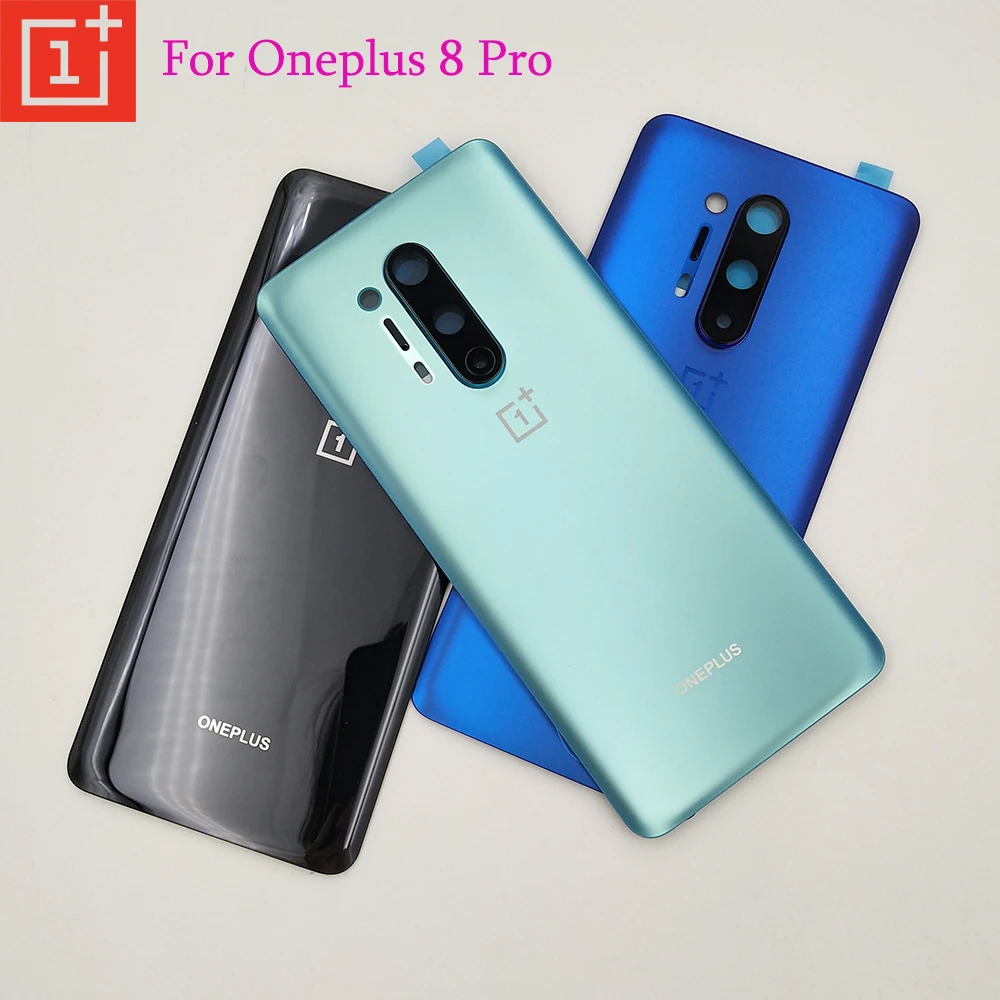 8Pro задний корпус оригинальный Oneplus 8 Pro One Plus стеклянная Задняя Крышка Ремонт