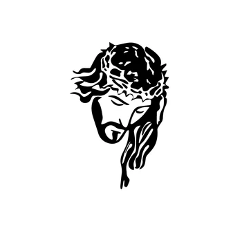 

Funny Jesus Car Stickers Cover Scratches Cartoon Window Decal For Motorcycle Bmw E46 Ford and Focus car accessories decoration