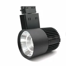 Светодиодный Трековый светильник 20 Вт COB Источник точечный светильник рельсовый светильник s для подвесного магазина одежды COB Трековый светильник AC85-265V Светодиодный точечный светильник ing