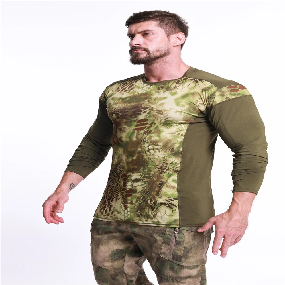 2019 Новинка с налокотниками камуфляжная охотничья одежда Ghillie костюм Топ Военный