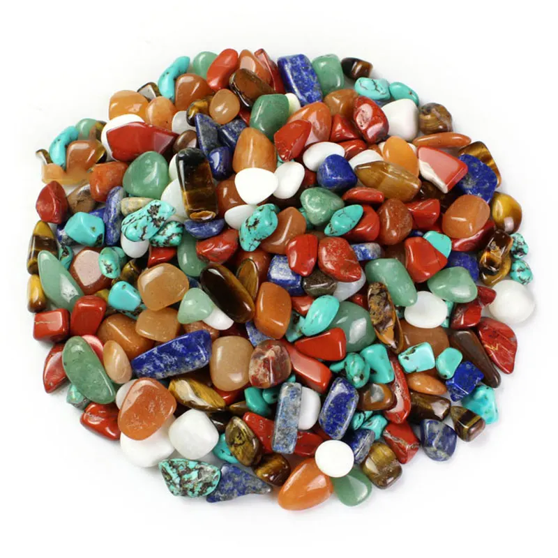 

Stone Colorful Random Crystal 100g/1Bag Decor Natural Fish Tank Stone Gravel Collectibles Healing Reiki Point Home Garden Rock