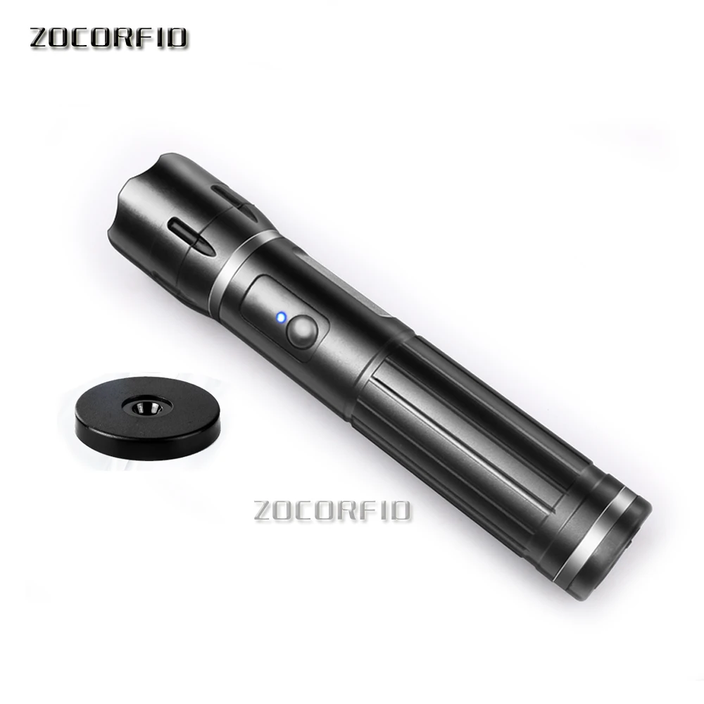 Metal 125KHZ EM patrol recorder /guard tour system with flash light 10 checkpoints 2 patrolman tags