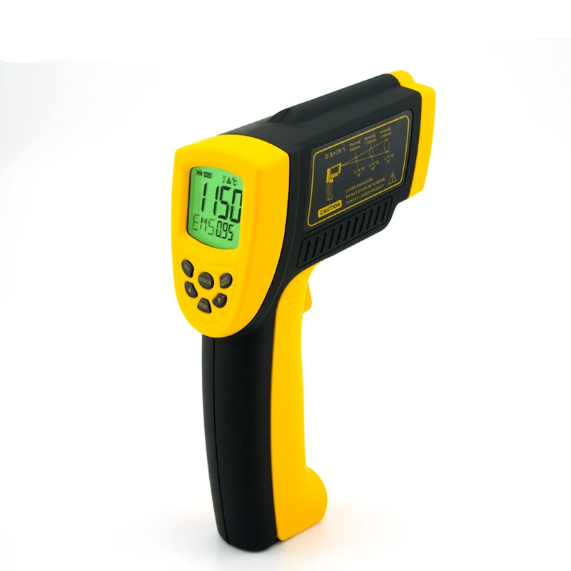 

Hot Sale Smart Sensor AR872D Non-contact Infrared Thermometer LCD High Accuracy IR Laser Point Temperature Gun Thermometer