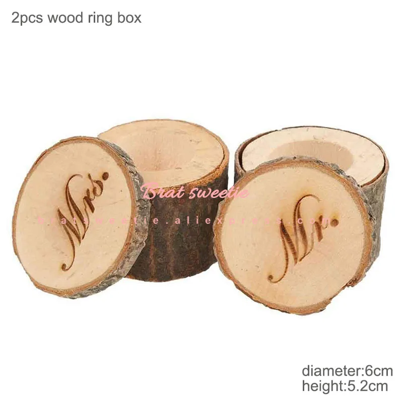 we do ring box Деревенский деревянный подсвечник, креативный подсвечник из дерева, рождественское свадебное украшение стола, центральные украшения, товары для дня рождения - Цвет: we do ring box