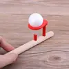 Foam Ball Floating Game Blowing Air Toys Wooden Handle Whistle Children Educational Puzzle Toy 1