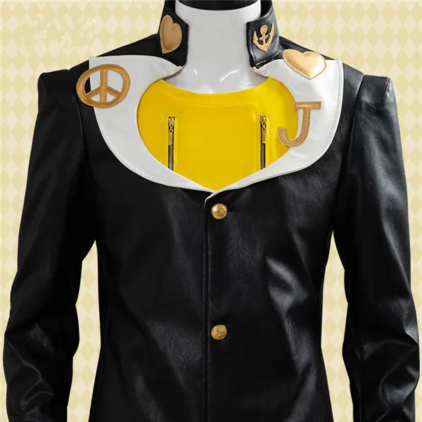 JOJO Higashikata Josuke несушимый алмаз Higashikata Josuke Косплей Костюм для Хэллоуина вечеринки унисекс