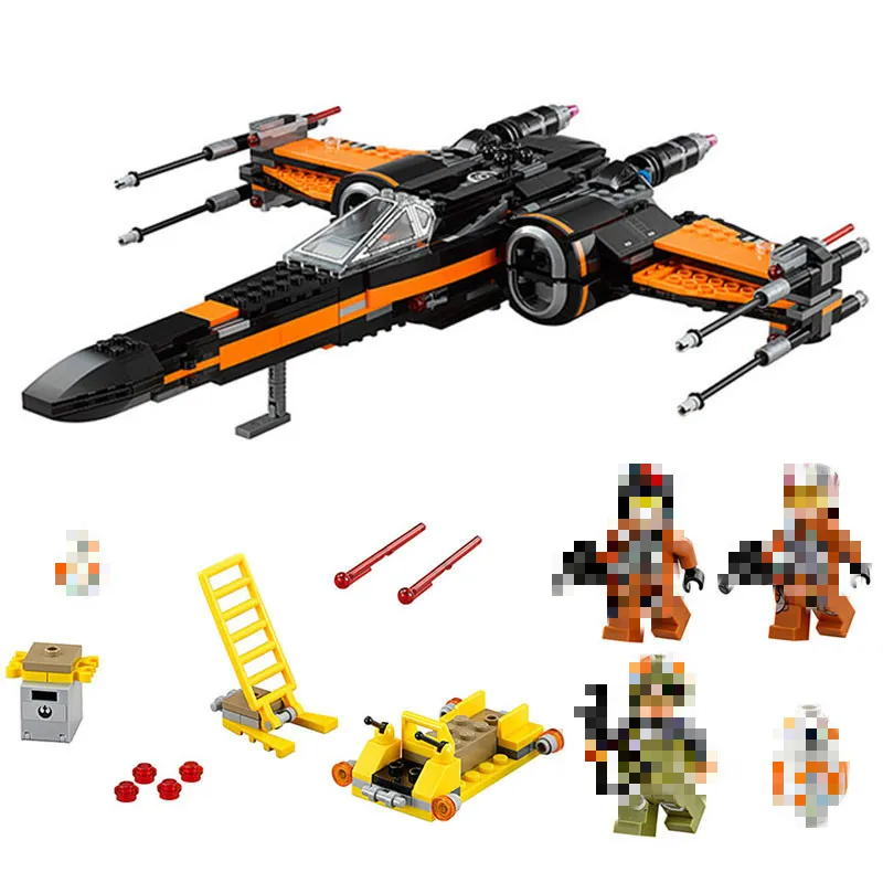 05145 10466 звездная серия X-Wing starfightors совместима с 75218 конструкторскими игрушками для мальчиков