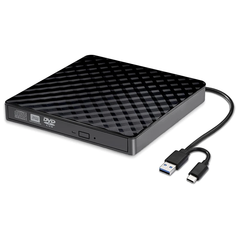 External CD DVD Drive/Burner Portable ROM Rewriter Writer Duplicator For Laptop Desktop Mac Windows | Компьютеры и офис