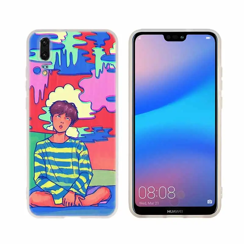 Чехол для телефона huawei P8 P9 Lite P10 P20 P30 Lite Plus Pro P Smart чехол мягкий чехол Bangtan Boys Hope World - Цвет: pattern 03