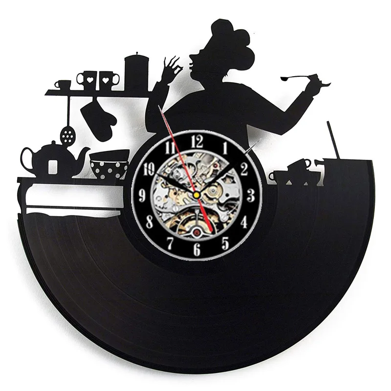 Carlon -Horloge murale en vinyle