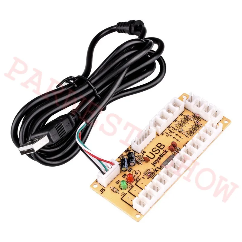 1 шт. японская оригинальная Sanwa JLF-TP-8YT-SK джойстик+ 8 шт. OBSF-30 кнопки+ Нулевая задержка USB энкодер для аркада наборы сделай сам запчасти