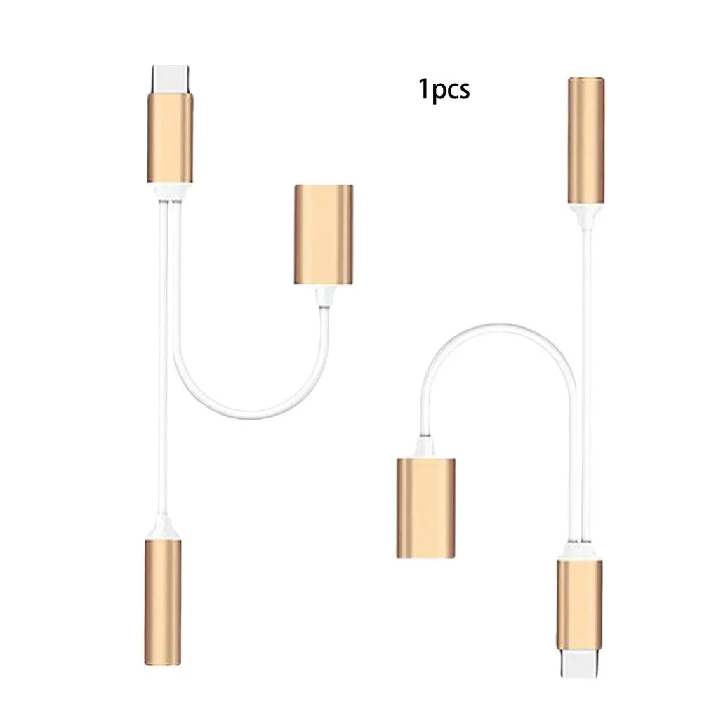 Для huawei P30 для Xiaomi для samsung type-C-type C 3,5 мм Aux Jack зарядный аудио адаптер 2 в 1 сплиттер адаптер