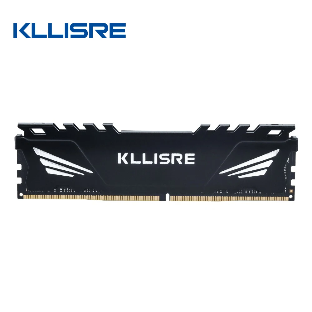 Kllisre-memoria ram DDR3 DDR4, 4GB, 8GB, 16GB, 1333, 1600, 1866, 2133, 2400, 2666, RGB, Dimm, con disipador de calor