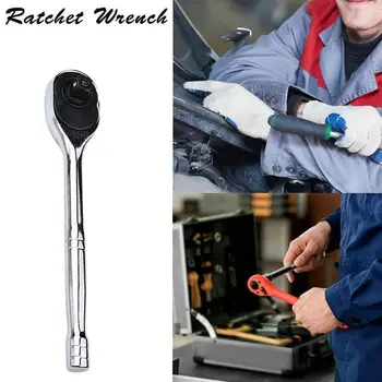 

3/8" Ratchet Socket Wrench Automatic Quick Release Ratchet Wrench Plough Labor Saving Wrench Car Hand Remover Tools