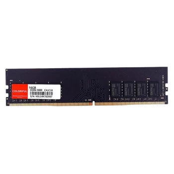 شراءملون Halberd سلسلة 288Pin DDR4 3000MHz 8/16G كمبيوتر مكتبي لعبة الدجاج ذاكرة عصا يدعم XMP 2.0