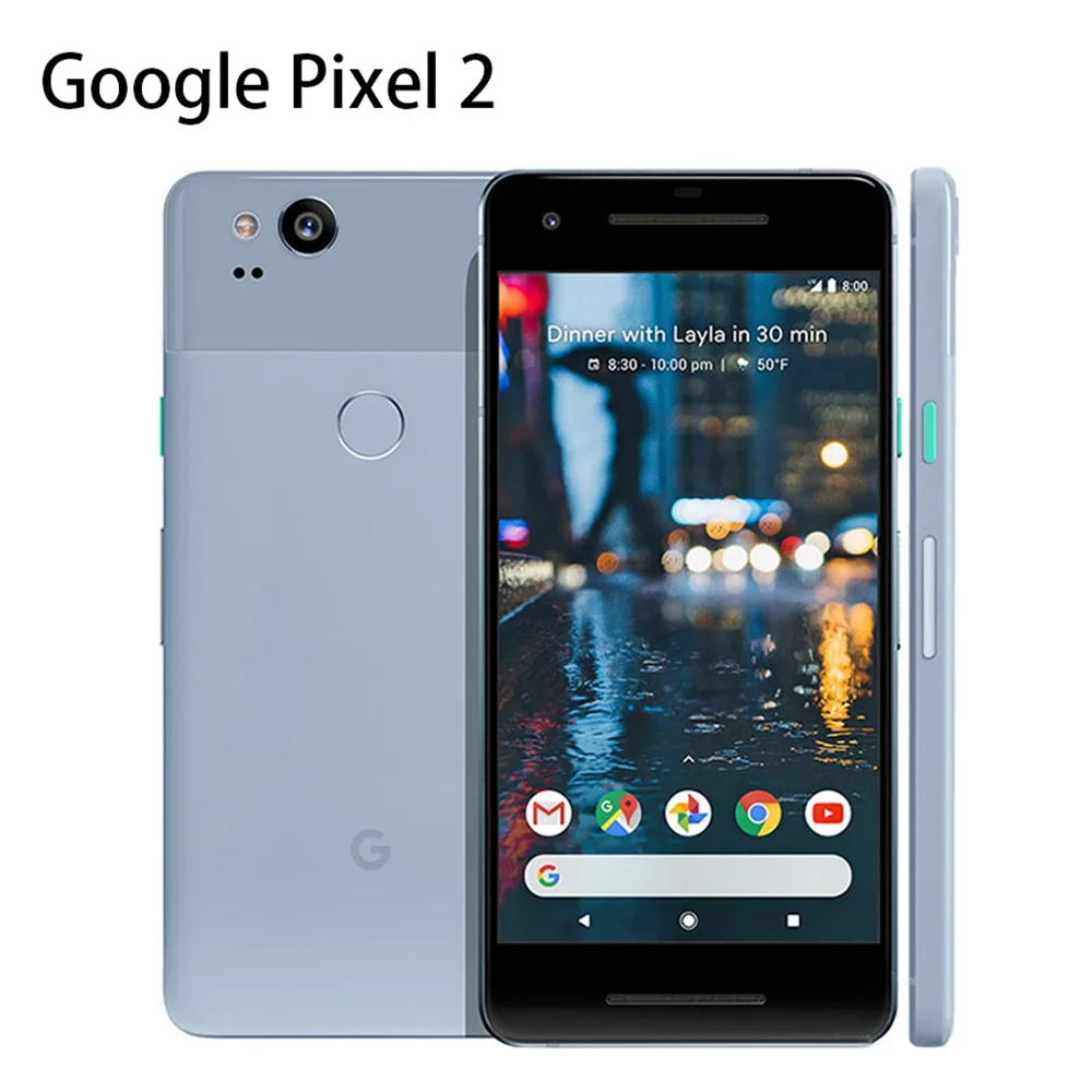 Google Pixel 2 Сотовый телефон Snapdragon 835 5," AMOLED экран 4 Гб ram 64 ГБ Rom мобильный телефон 1080x1920 смартфон