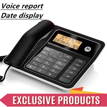 

telephone landline CT330C Handsfree Call/Date Display/Alarm Function Fixed-Line Voice Signal Blacklist For Office Home Landline