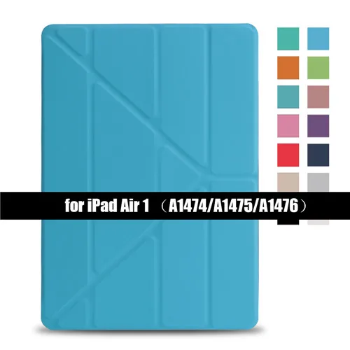 Чехол для IPad Air Flip Stand Case для Ipad 5 6, чехол из искусственной кожи для IPad Air 2 Smart Cover для Ipad Air 1 - Цвет: Blue for ipad air