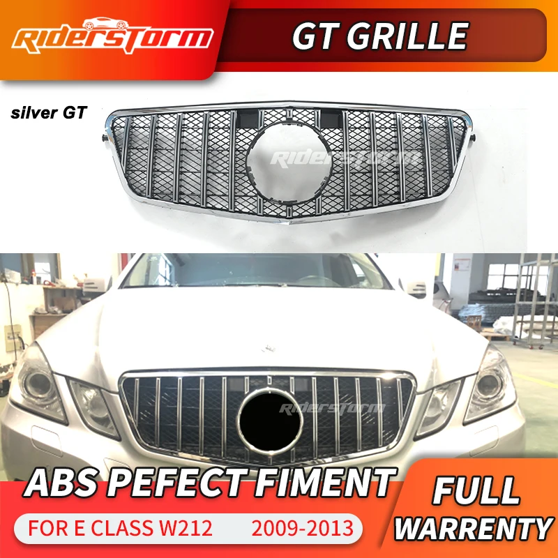 Gt решетка для W212 GT Передняя Prefacelift Mercedes benz E class w212 седан гонка E320 E350 E400 C207|Гоночные