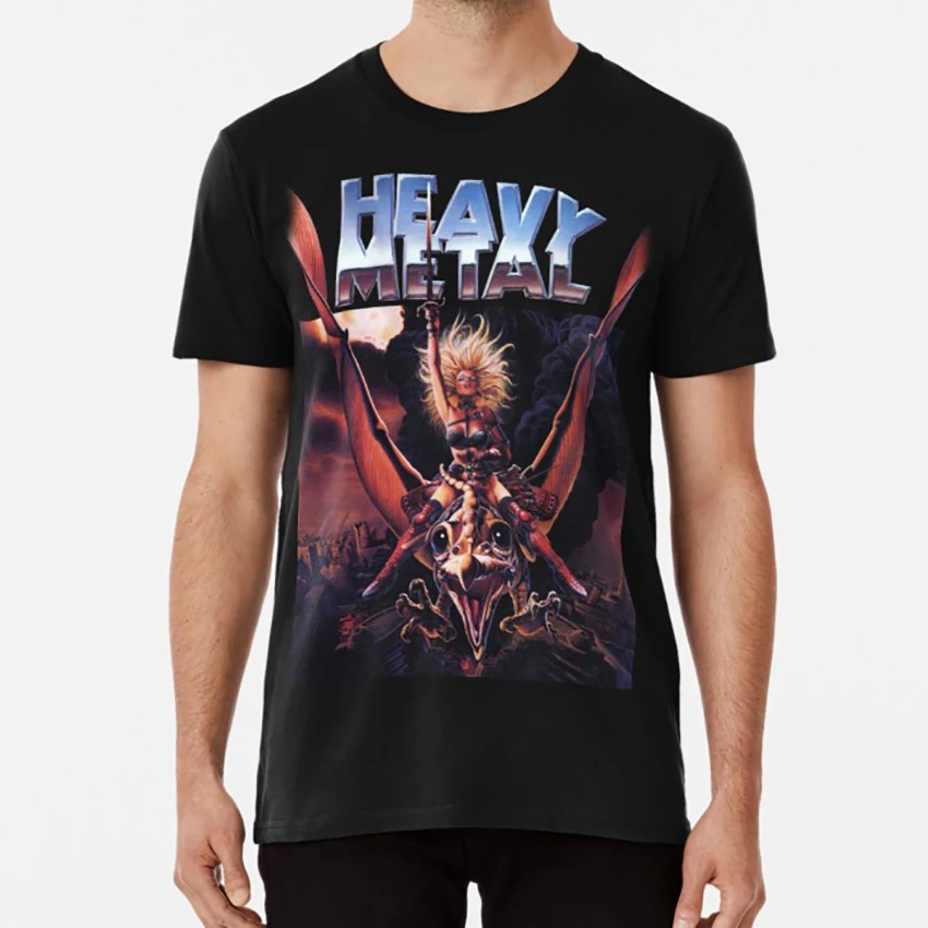 Heavy Metal película camiseta heavy metal ciencia ficción - AliExpress