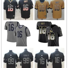 Все сшитые мужские wo мужские молодежные дети Лос-Анжелес Джаред Гофф 16 Тодд гурли II 30 Аарон Дональд 99 Джерси