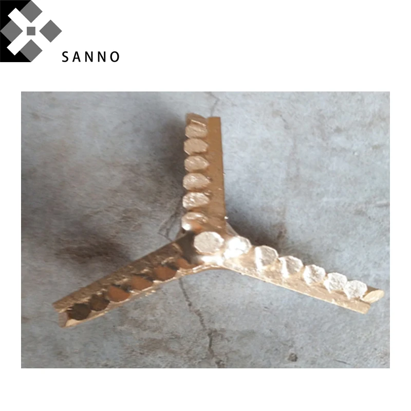 Three blade hard octagonal alloy drilling tools D73 - D150 3 wings welding drag bits mud pump parts for drilling well, mining