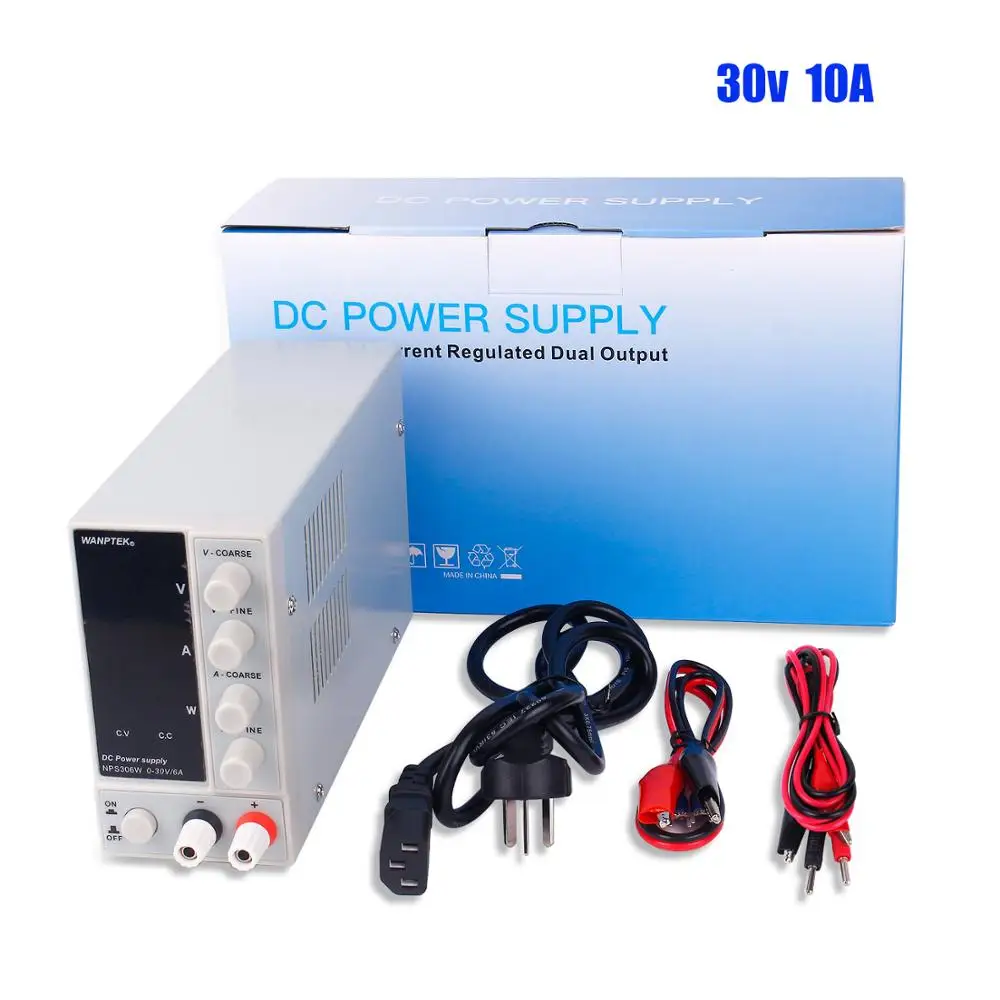 

Dc Power Supply Mini Adjustable Laboratory Power Supply 30V 10A LED Display Adjustable Switching Regulator lab power supply dc