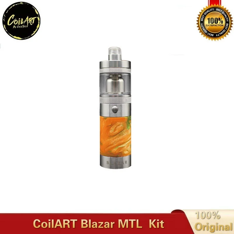 Новый оригинальный CoilART Blazar комплект MTL смоляный механический мод с 4 мл баком для