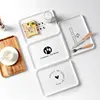 Exquisite Nordic Creative Multi-Function Rectangular Plastic Serving Tray Kitchen Organizer Home Kitchen Fruit Dessert Tray 3